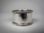 Sterling Silver Napkin Ring by James Dixon & Sons, Sheffield, 1942. - Harrington Antiques