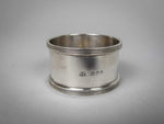 Sterling Silver Napkin Ring by Robert Pringle & Sons, London, 1942. - Harrington Antiques