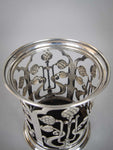 Sterling Silver Sugar Cube Holder by James Deakin & Sons, Chester, 1903. - Harrington Antiques