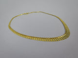 Vintage 9 Carat Italian Gold Cleopatra Necklace, c.1980. - Harrington Antiques