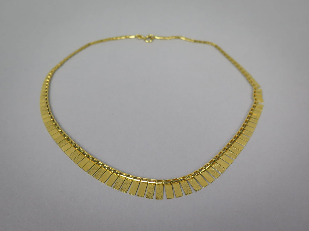 Cleopatra Yellow Gold Collar Statement Necklace - Coach Luxury