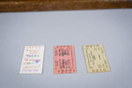 Vintage Oak Railway Train Ticket Cabinet With Original Train Tickets. - Harrington Antiques